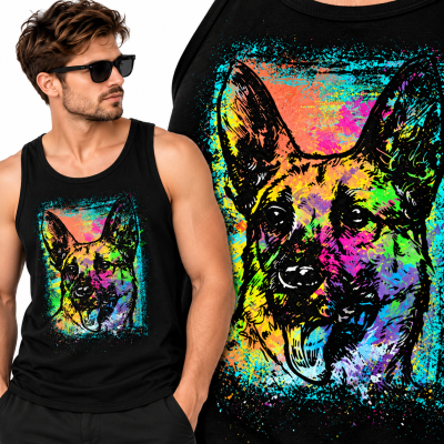 TANK TOP ZWIERZĘTA    DOG
